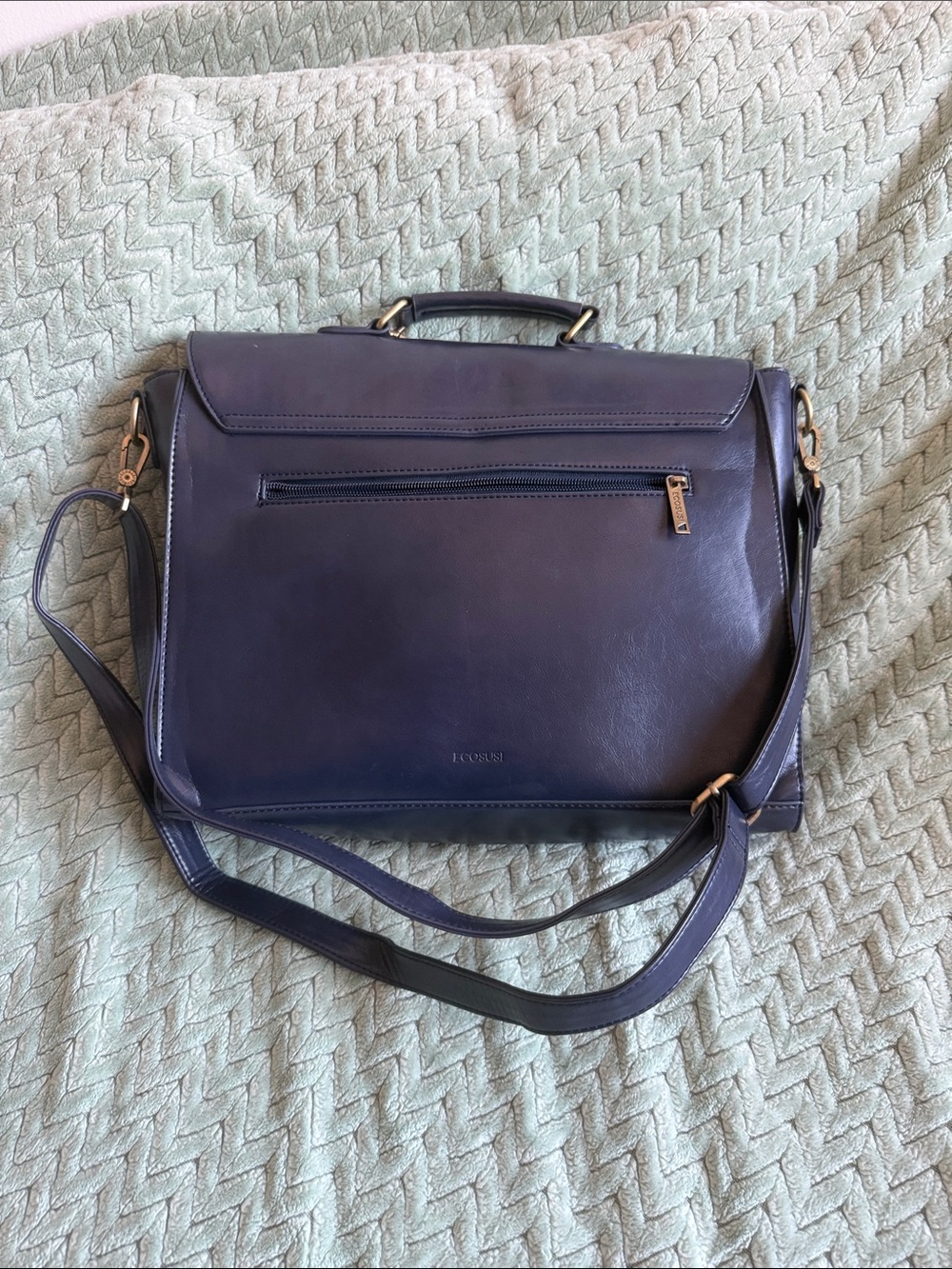ECOSUSI Vegan Leather Laptop Briefcase 💼 Bag - Picture 6 of 7